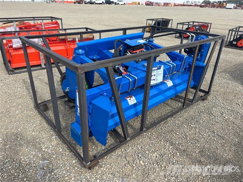 Top Cat Cat SSSCR72 72 in Skid Steer Power Rake (U Rakes and tedders