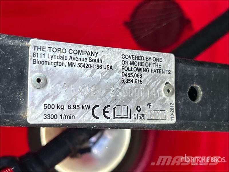 Toro 4x2 Utility Vehicle (Inoperable) Kommunaalteenuste tehnika