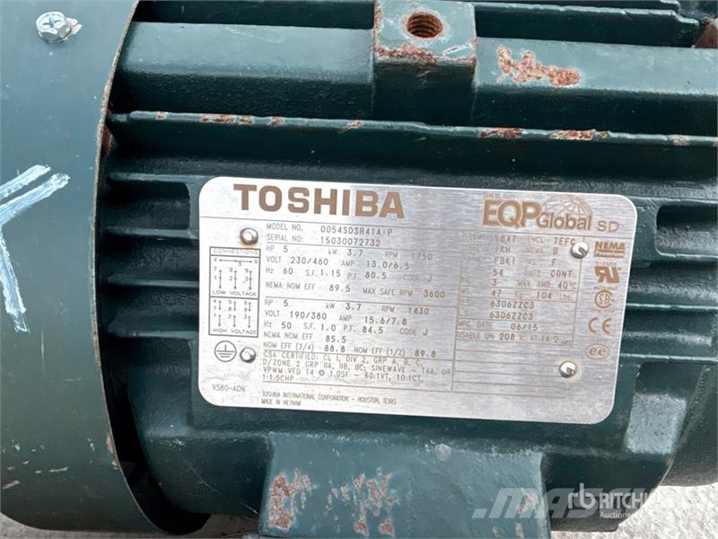  Toshiba of (10) Toshiba 0034SDSR41A-P Electric Mot Moteur Industriel