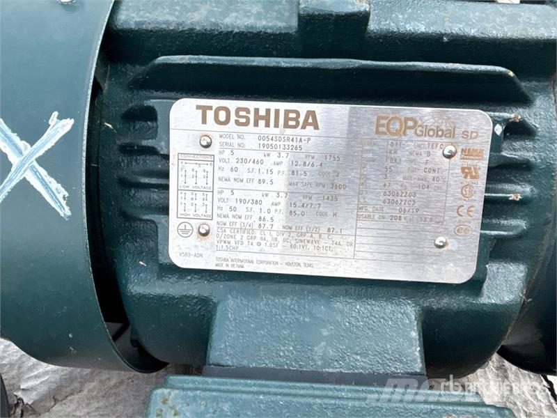  Toshiba of (10) Toshiba 0034SDSR41A-P Electric Mot Moteur Industriel