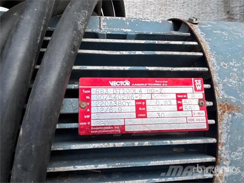  Toshiba of (10) Toshiba 0034SDSR41A-P Electric Mot Moteur Industriel