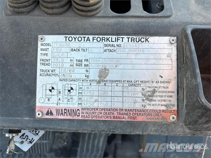 Toyota 8FGU30 شاحنات ذات رافعات شوكية - أخرى