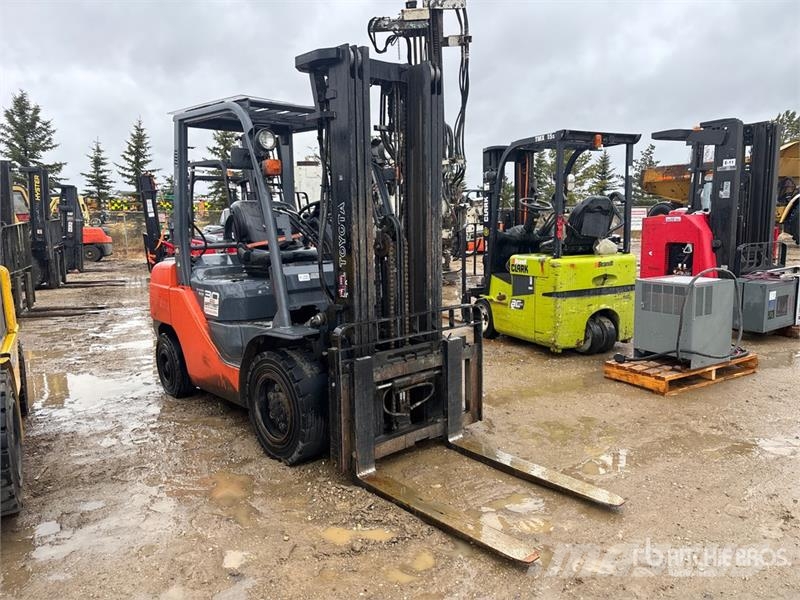 Toyota 8FGU30 5620 lb Pneumatic Tire Forklift Diger