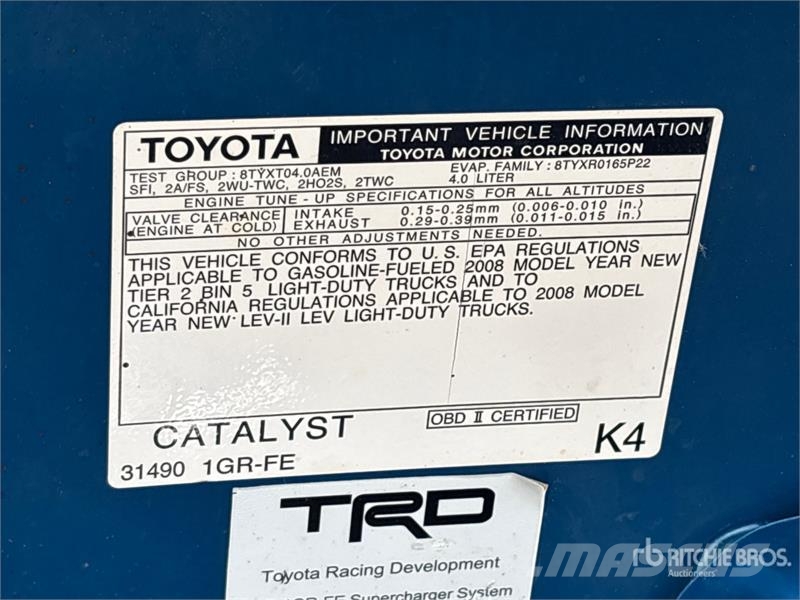Toyota Tacoma Muut autot