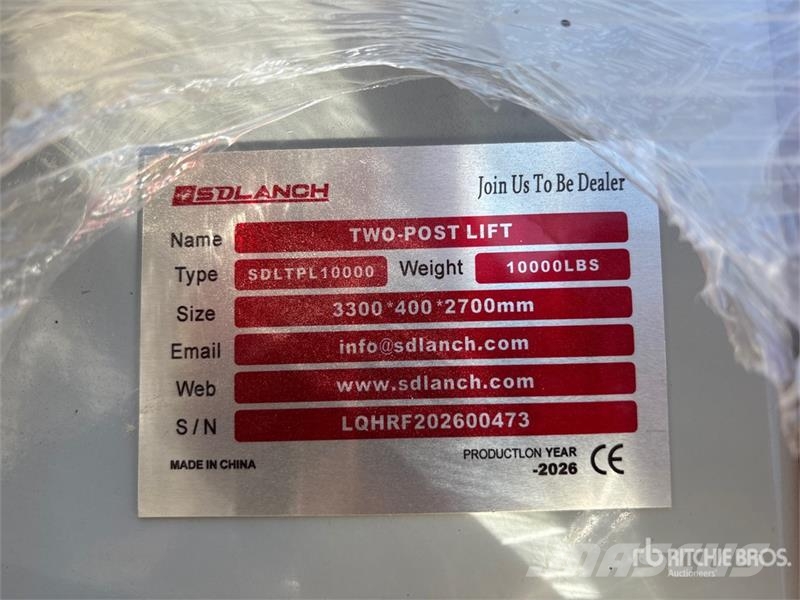 TPL-GRAY 2 Post 10000 lb Vehicle Lift (Unused) Other