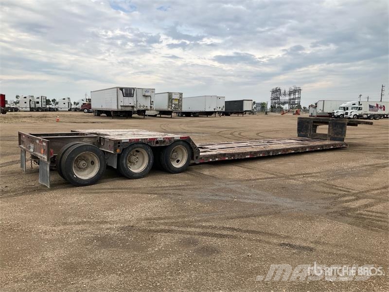 Trail King T/A Extendable Removable Gooseneck Lowboy Trailer Dieplader