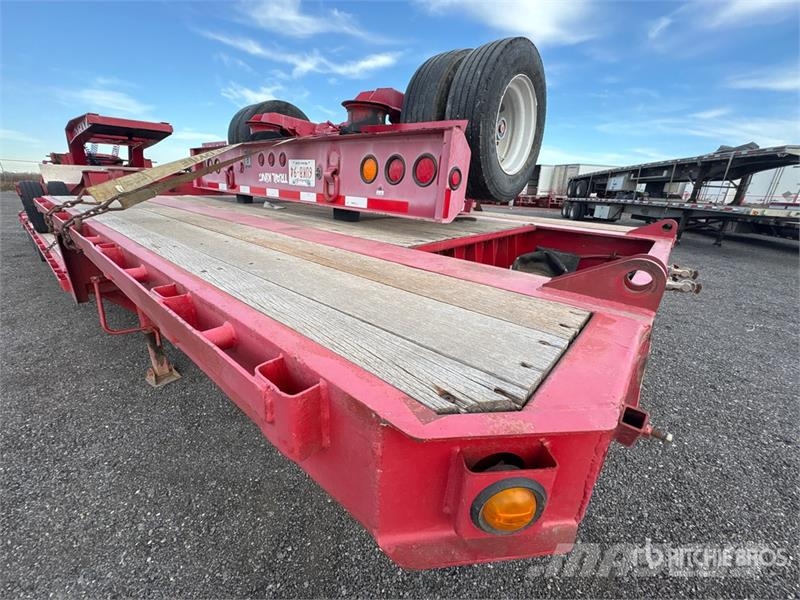 Trail King TK100ES Tri/A 55 Ton Trombone-Low Profile Step Dec 平板拖车
