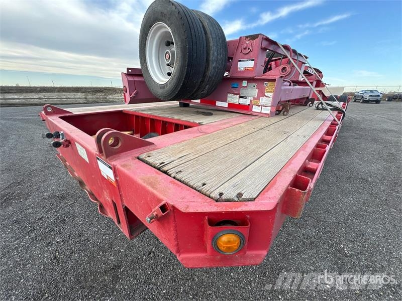 Trail King TK100ES Tri/A 55 Ton Trombone-Low Profile Step Dec 平板拖车