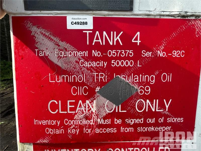Trail-Rite 50000 L Skid Mounted Steel Cell Fuel Ta 연료 및 첨가제 탱크