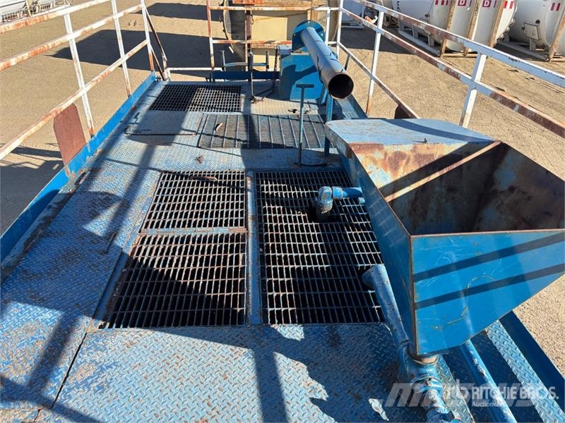 Trailer Mounted Steel Rig Tank Degvielas un piedevu tvertnes