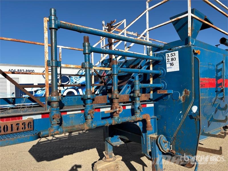 Trailer Mounted Steel Rig Tank Degvielas un piedevu tvertnes