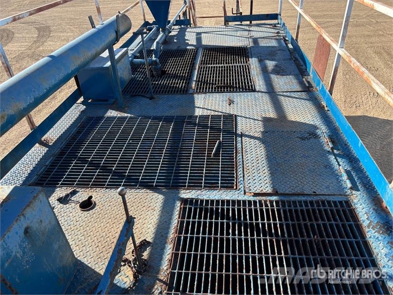 Trailer Mounted Steel Rig Tank Degvielas un piedevu tvertnes