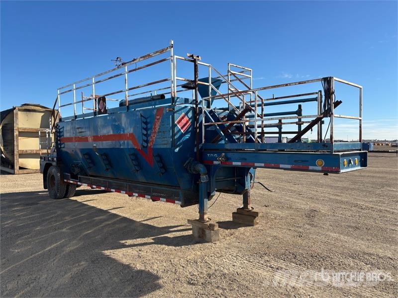 Trailer Mounted Steel Rig Tank Degvielas un piedevu tvertnes