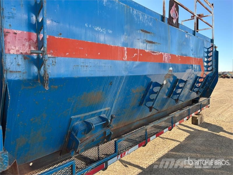 Trailer Mounted Steel Rig Tank Degvielas un piedevu tvertnes
