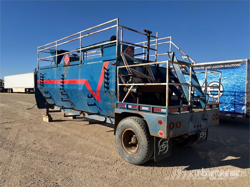 Trailer Mounted Steel Rig Tank Degvielas un piedevu tvertnes