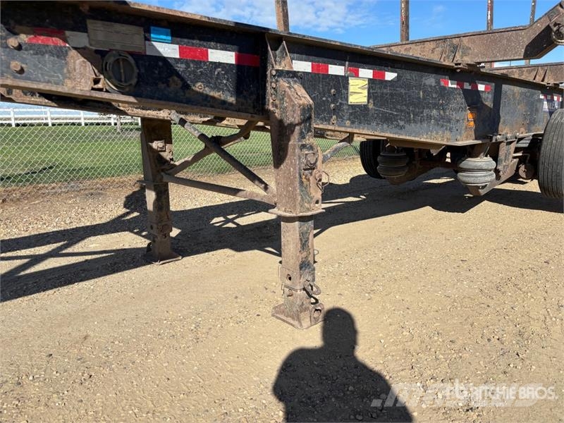 Trailex 50 ft Quad/A Hayrack Log Trailer Rönkszállító pótkocsik