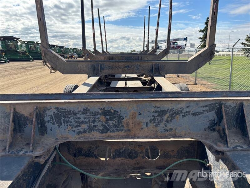 Trailex 50 ft Quad/A Hayrack Log Trailer Rönkszállító pótkocsik