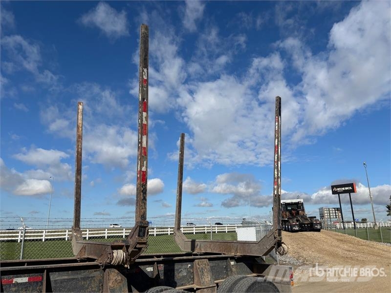 Trailex 50 ft Quad/A Hayrack Log Trailer Rönkszállító pótkocsik