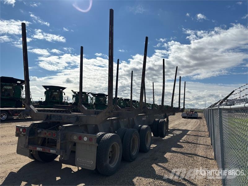 Trailex 50 ft Quad/A Hayrack Log Trailer Rönkszállító pótkocsik