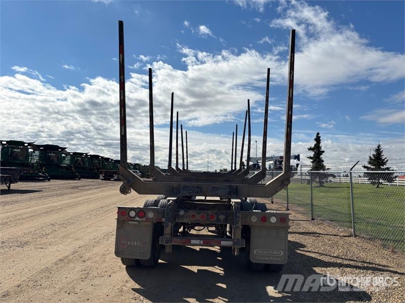 Trailex 50 ft Quad/A Hayrack Log Trailer Rönkszállító pótkocsik