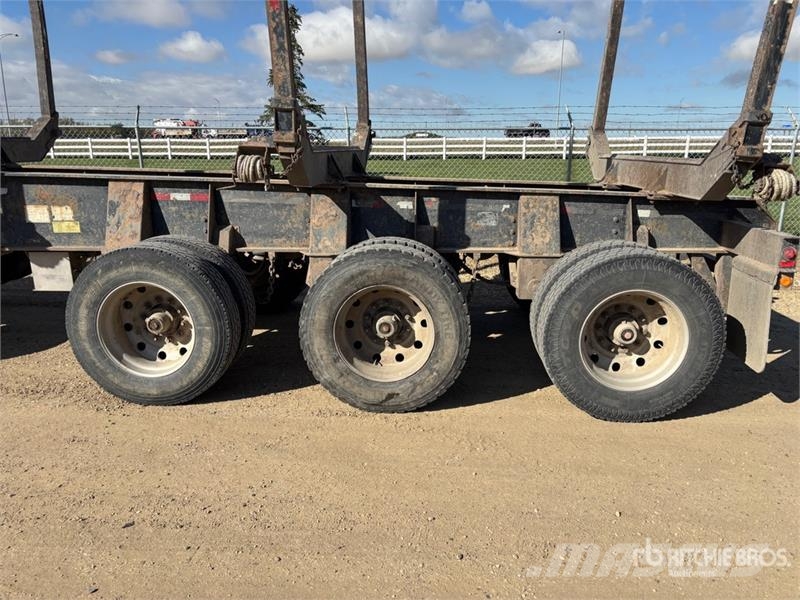 Trailex 50 ft Quad/A Hayrack Log Trailer Rönkszállító pótkocsik