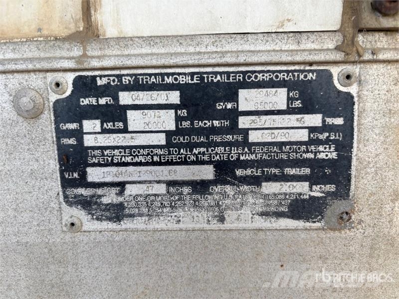 Trailmobile 53 ft x 102 in T/A Refrigerated Trailer Semirimorchi a temperatura controllata