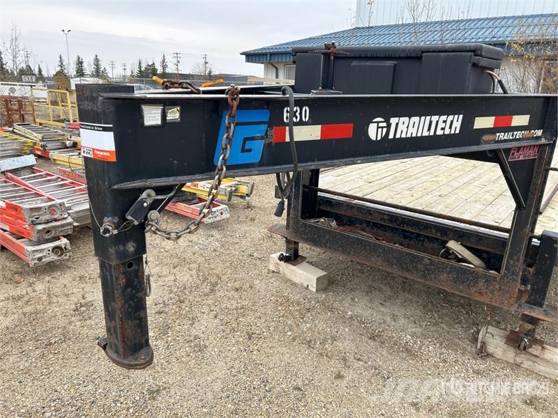 Trailtech 21000 lb 24 ft Tri/A Gooseneck Equipment Trailer 清障车
