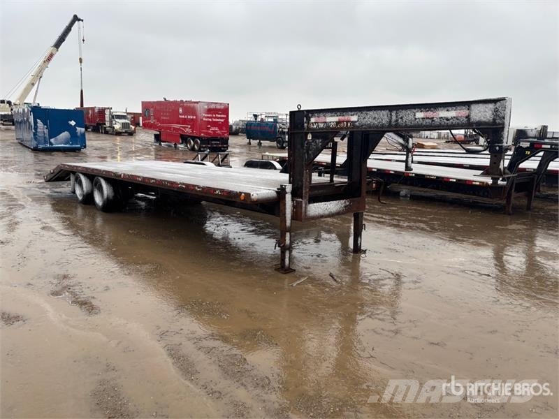Trailtech 30 ft T/A Gooseneck Equipment Trailer Ρυμούλκες μεταφοράς οχημάτων