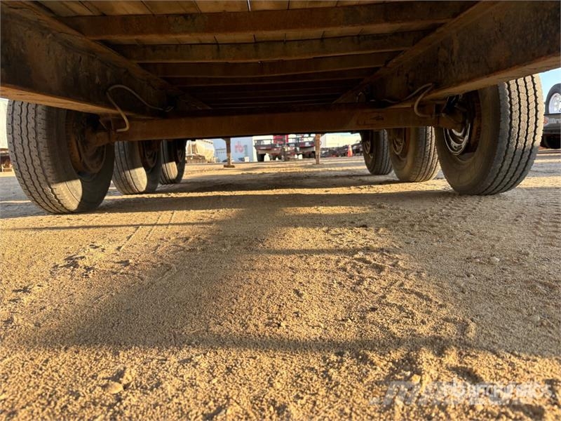 Trailtech 30 ft Tri/A Gooseneck Flatbed Trailer Rimorchi con sponde ribaltabili