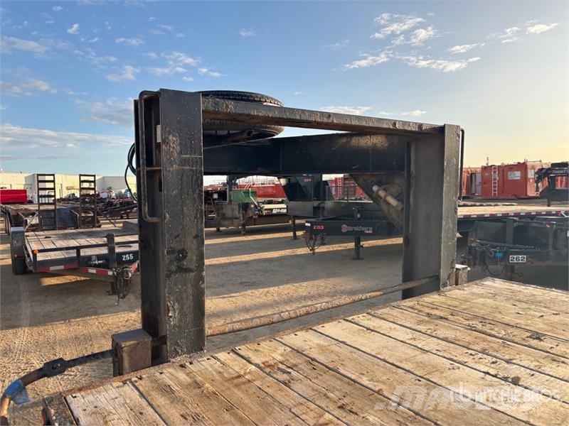 Trailtech 30 ft Tri/A Gooseneck Flatbed Trailer Rimorchi con sponde ribaltabili