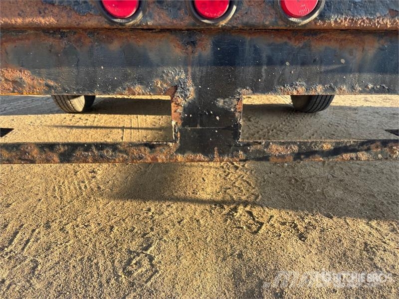 Trailtech 30 ft Tri/A Gooseneck Flatbed Trailer Rimorchi con sponde ribaltabili