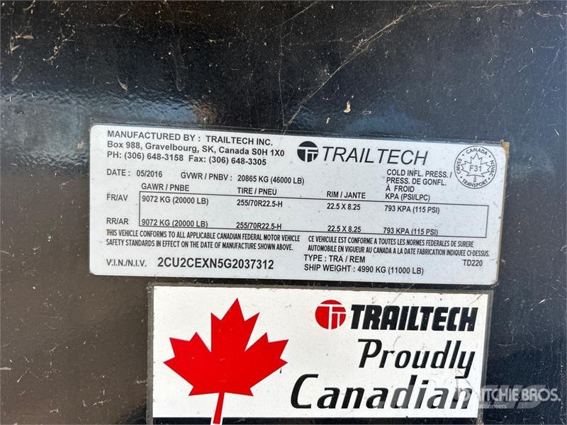 Trailtech 45 ft T/A Equipment Trailer Autotreilerid