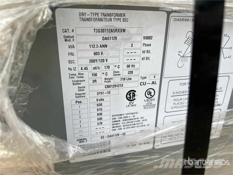  Transformer Model # EE-DA6112V-02 مكونات أخرى