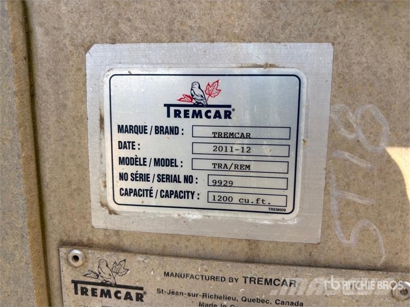 Tremcar 1200 cft Tri/A Pneumatic Bulk Trailer Andre anhængere