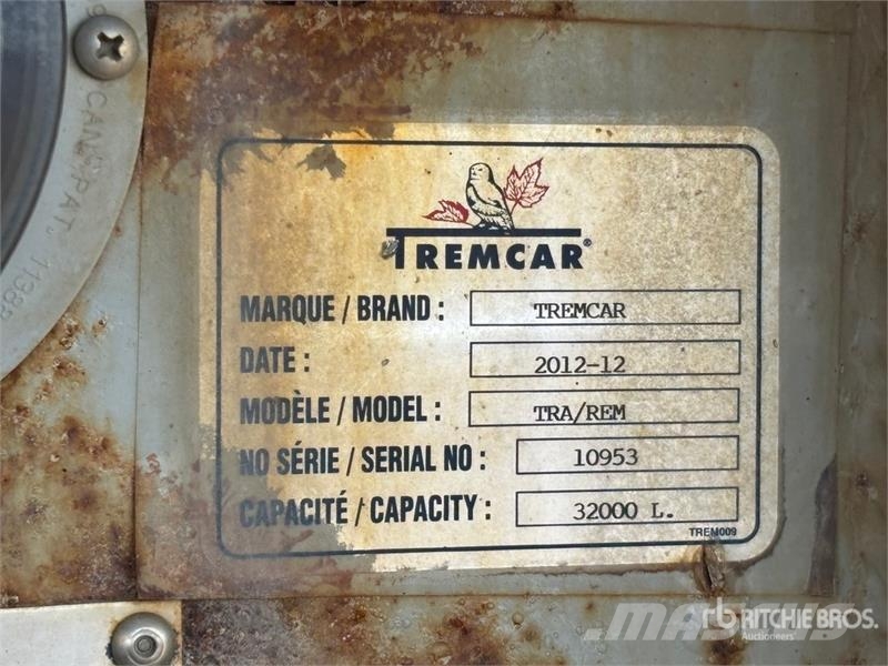 Tremcar 32000 L Super B-Train Lead Tanker Trailer Remorque citerne