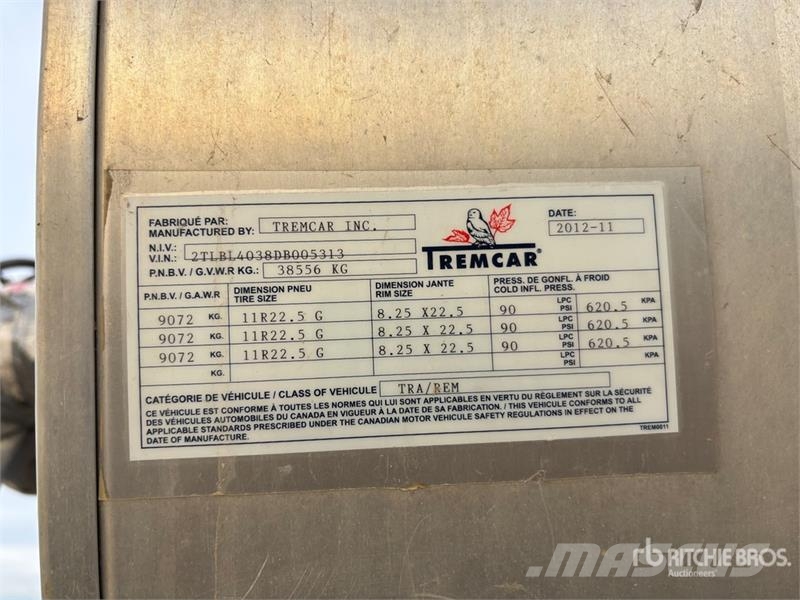Tremcar 32700 L Super B-Train Lead Tanker Trailer Prikolice cisterne