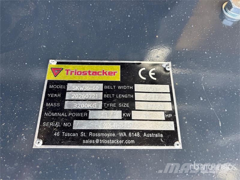 TRIOSTACKER SKW36-60 36 in x 60 ft Portable Radial Bouw - Overige
