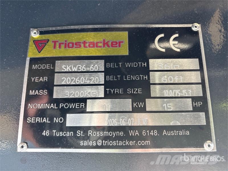 TRIOSTACKER SKW36-60 36 in x 60 ft Portable Radial Строителство - Други