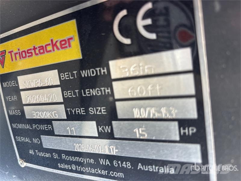  TRIOSTACKER SKW36-60 36 in x 60 ft Portable Radial Строителство - Други