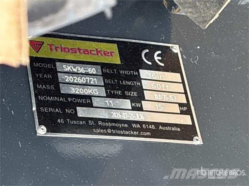 TRIOSTACKER SKW36-60 36 in x 60 ft Portable Radial Bouw - Overige