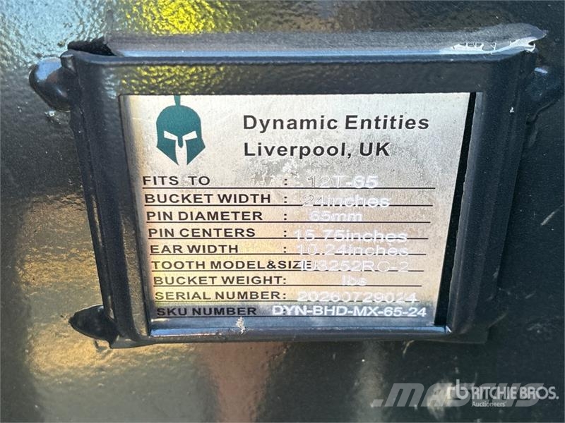 Trojan 120CL 24 in Digging Excavator Bucket - Fits 65mm C Žlice