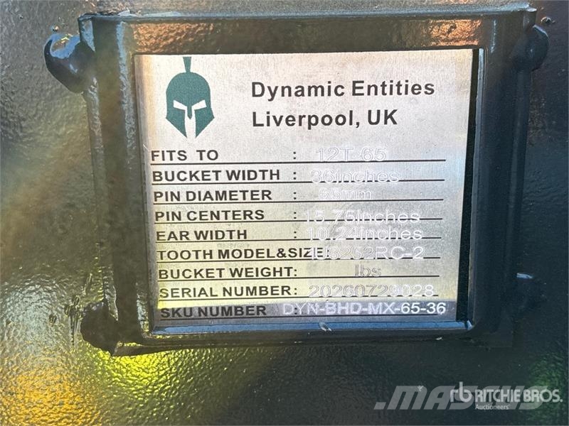 Trojan 120CL 36 in Digging Excavator Bucket - Fits 65mm C Žlice