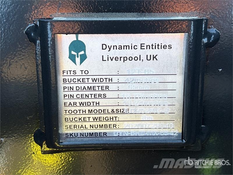 Trojan 120CL 42 in Digging Excavator Bucket - Fits 65mm C Žlice
