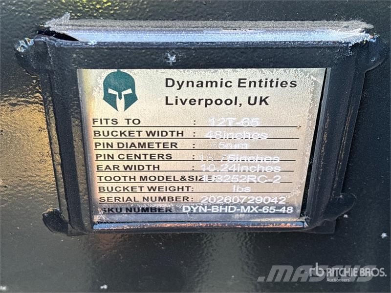 Trojan 120CL 48 in Digging Excavator Bucket - Fits 65mm C Žlice