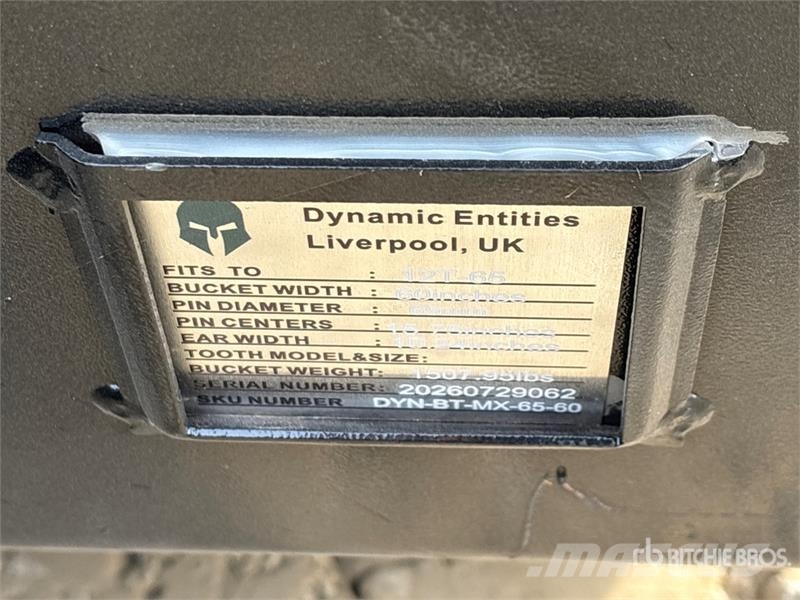 Trojan 120CL 60 in Tilting Excavator Bucket - Fits 65mm C Žlice
