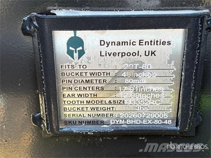 Trojan 200CL 48 in Digging Excavator Bucket - Fits 80mm C Žlice
