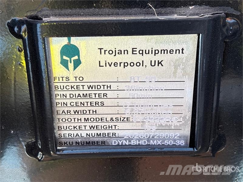 Trojan 80CL 36 in Digging Excavator Bucket - Fits 50mm Ca Žlice