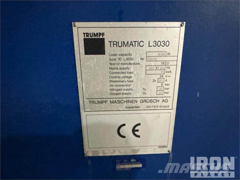 Trumatic L3030 Electric Laser Cutter Utilaje construcții - Altele