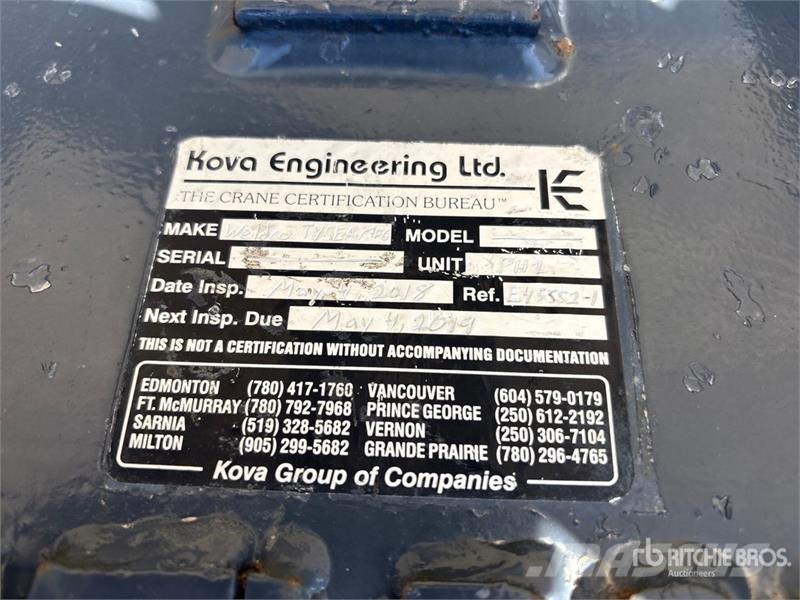  Tysea 120 in Q/C Excavator Drill Pipe & Casing Han Other components