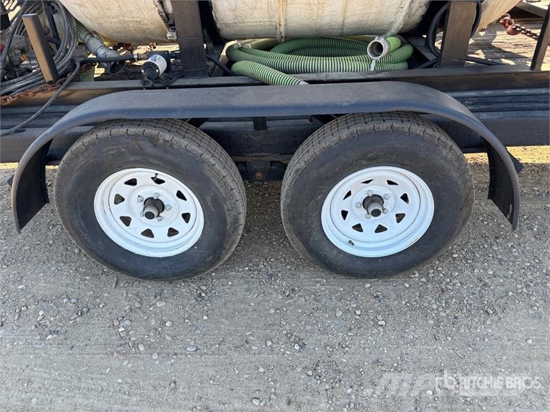  Ubilt 15 ft T/A Waste Water Collection Utility Tra Інші причепи